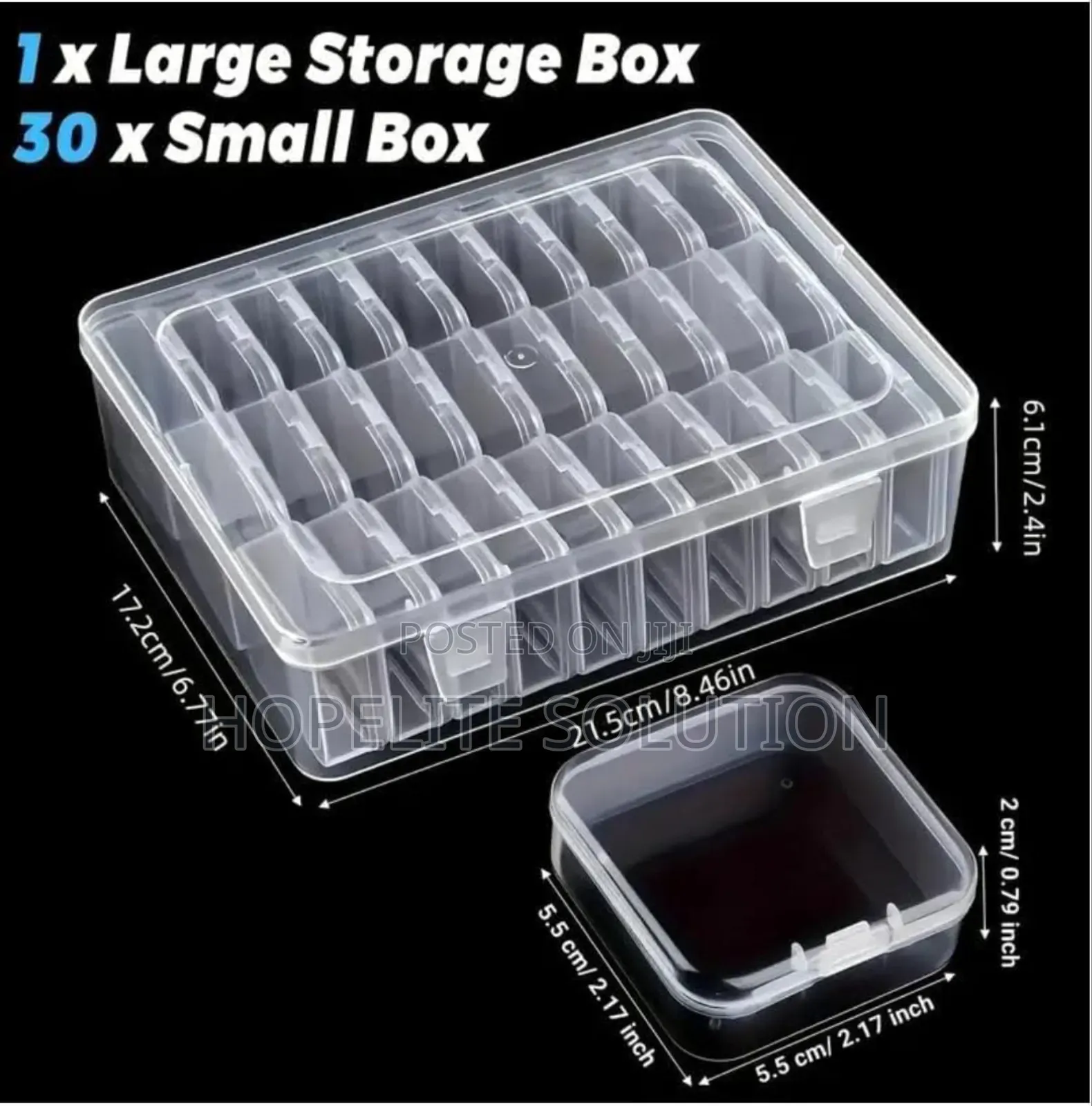 30 Grid Plastic Organizer Box