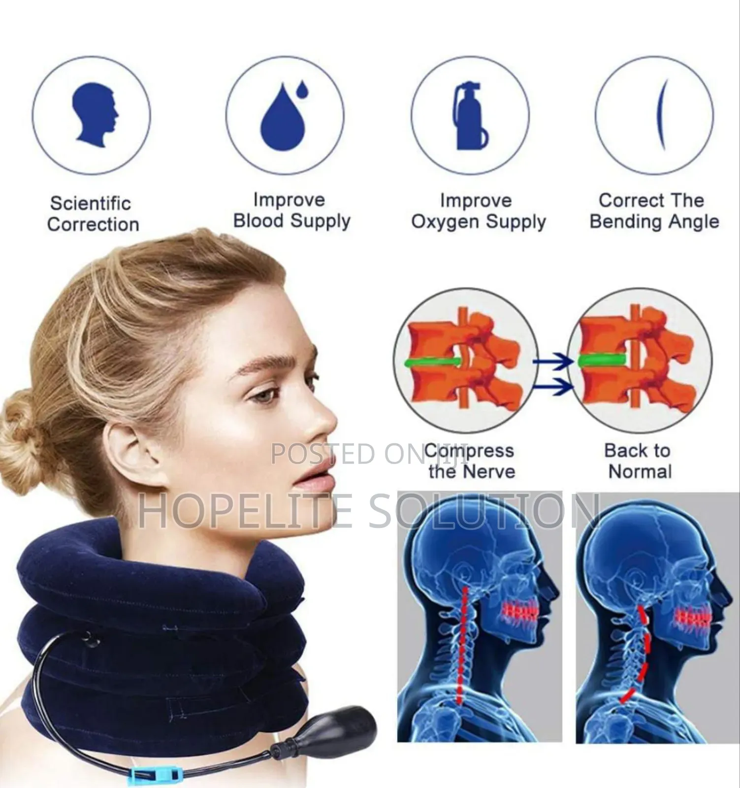 Cervical Neck Traction Neck Pillow