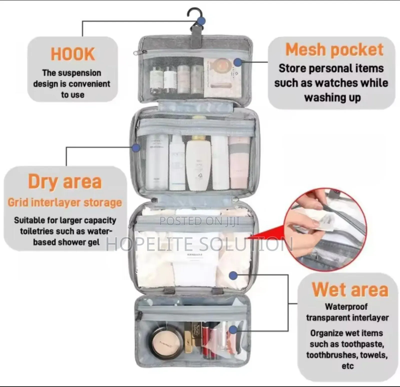 Hanging Toiletry Bag