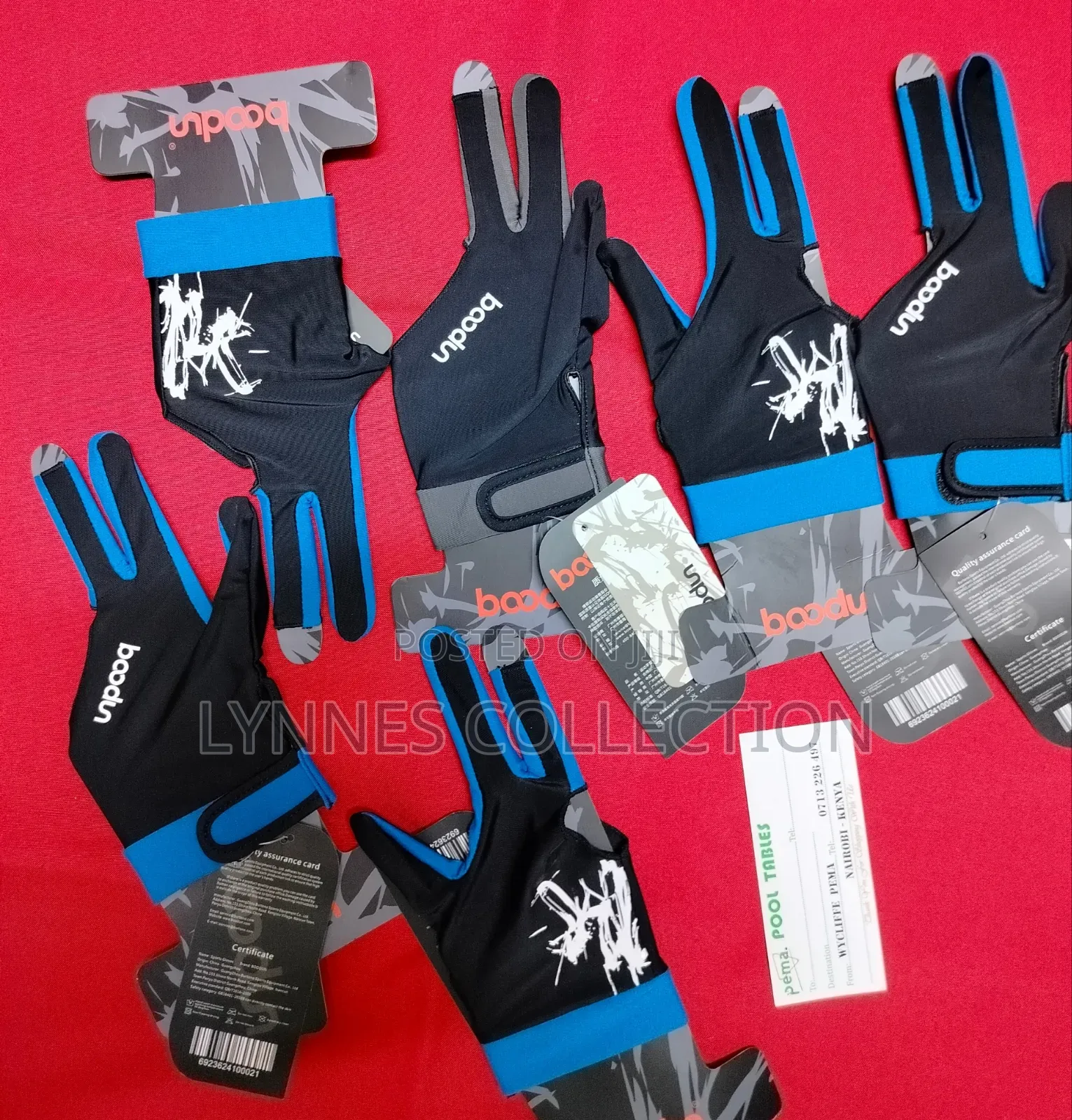 Pool Table Playing Gloves