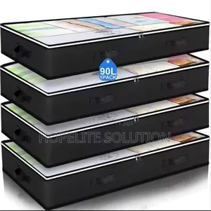 Non-Woven Under Bed Quilt Storage Bag Organizer
