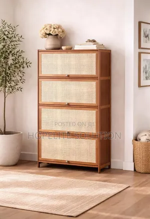 4 Tier Shoe Cabinet