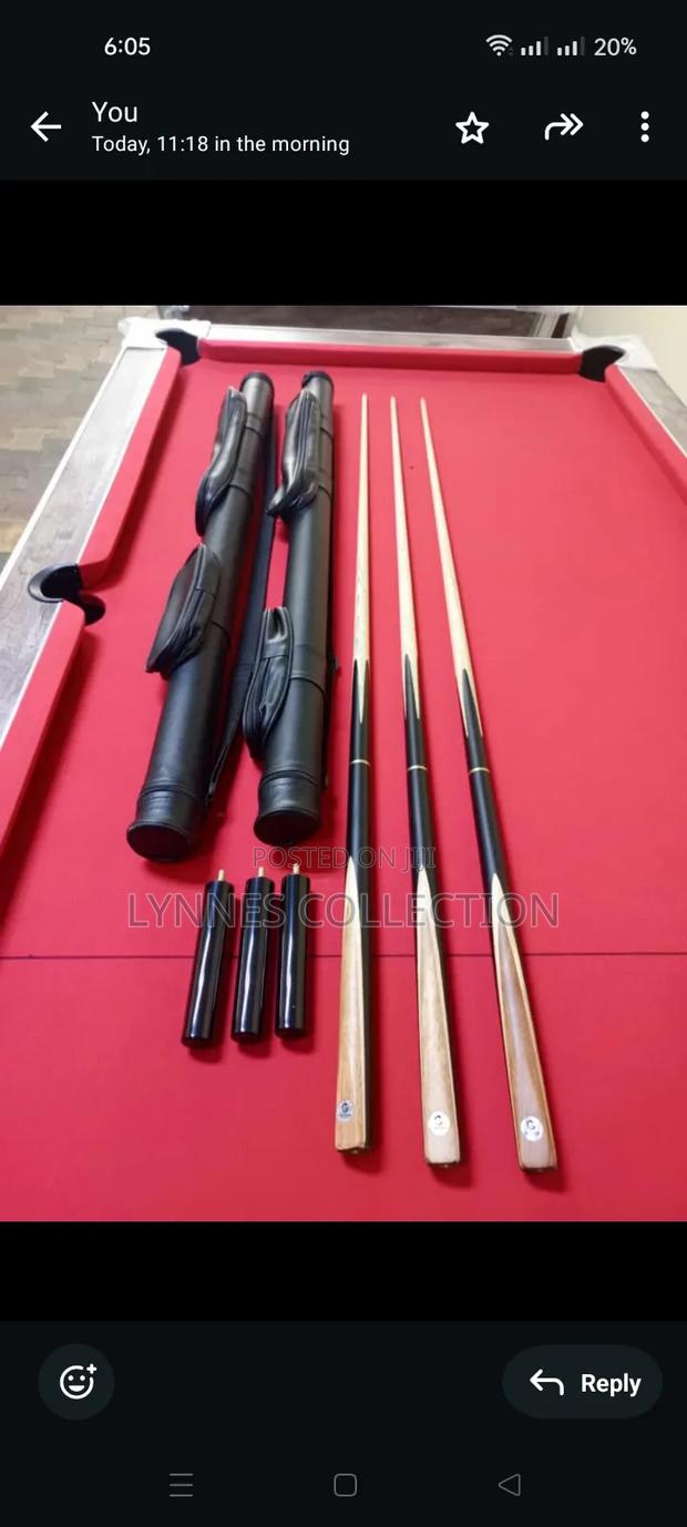 Detachable Snooker Cue Sticks