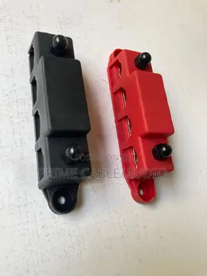 Power Distribution Blocks With + (Red) and Negative (Black) Bus Bars