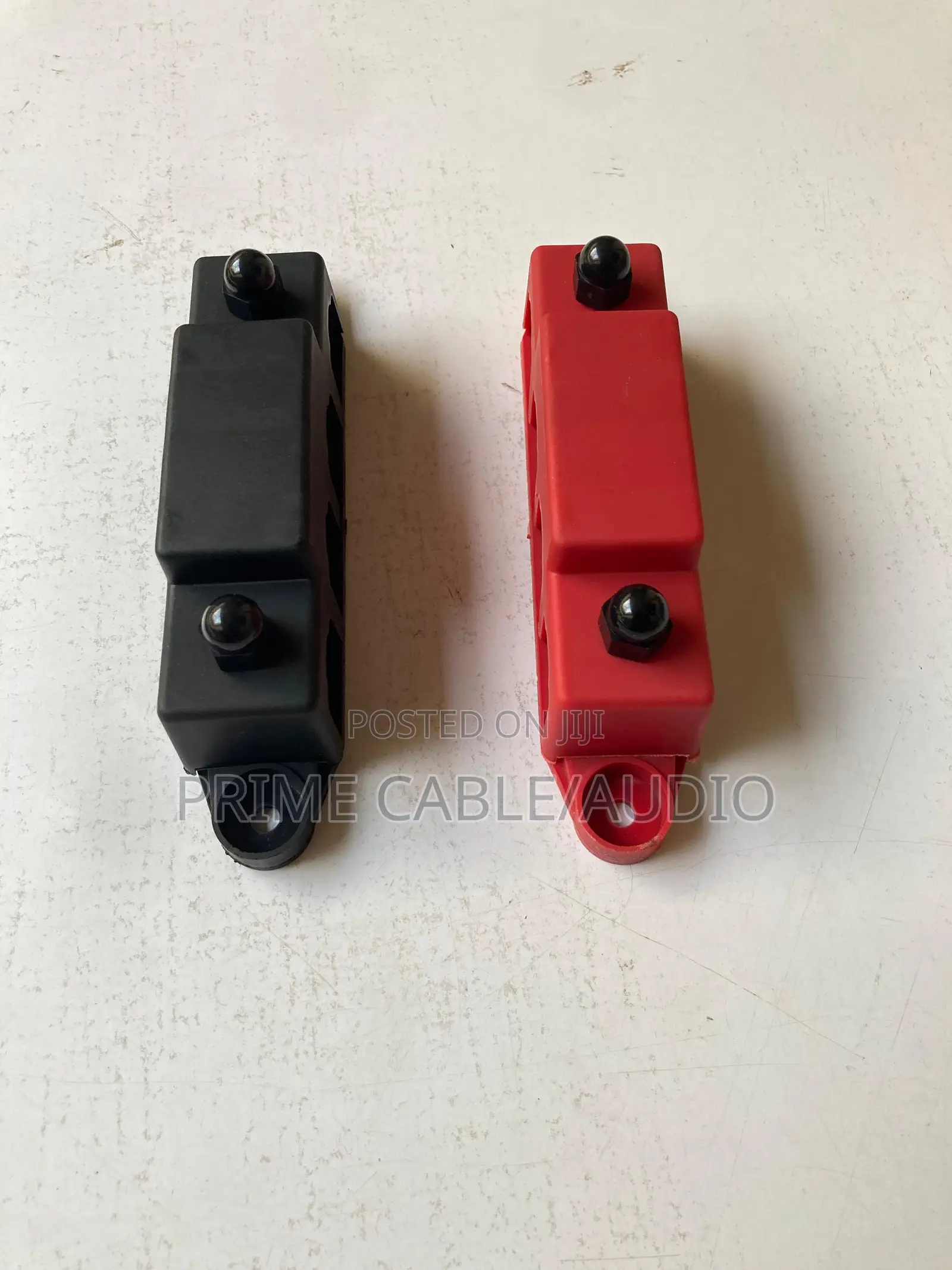 Power Distribution Blocks With + (Red) and Negative (Black) Bus Bars