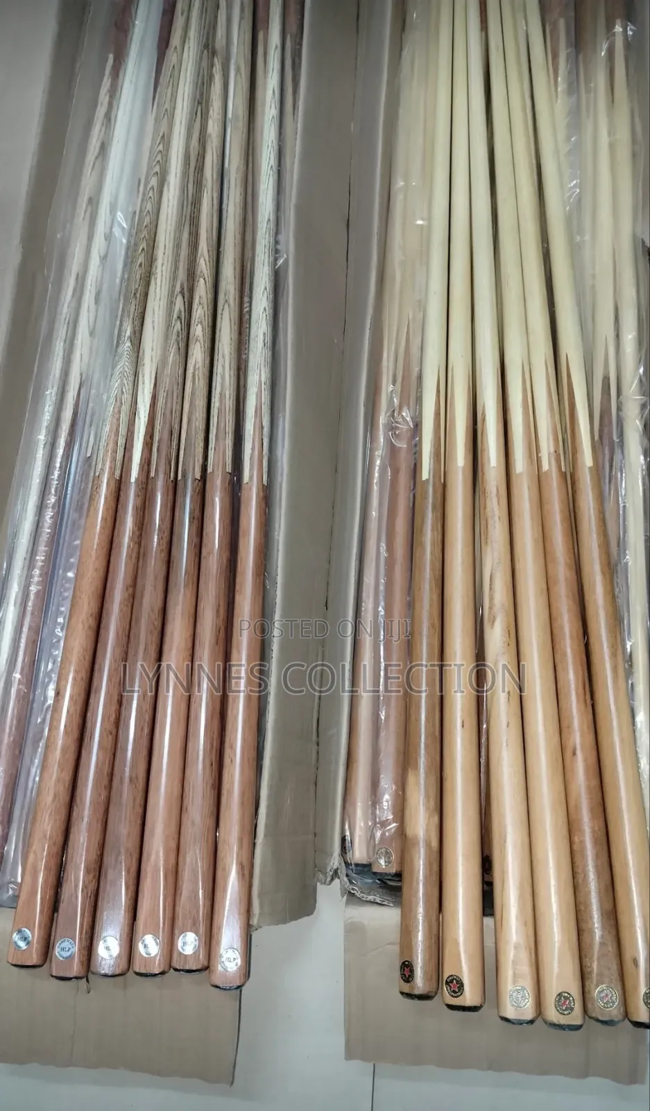 Pool Table Cue Sticks