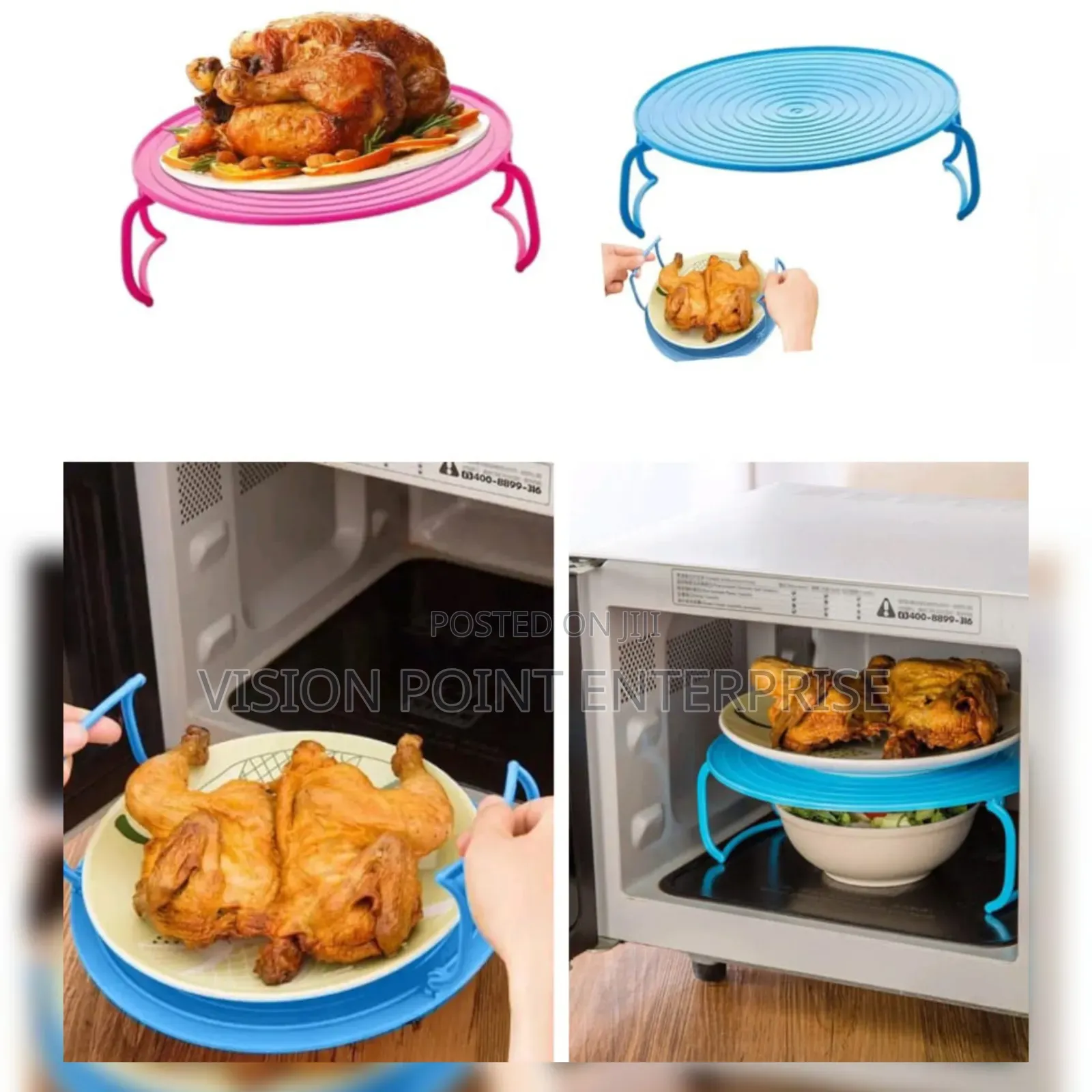 Microwave Tray Placement Rack