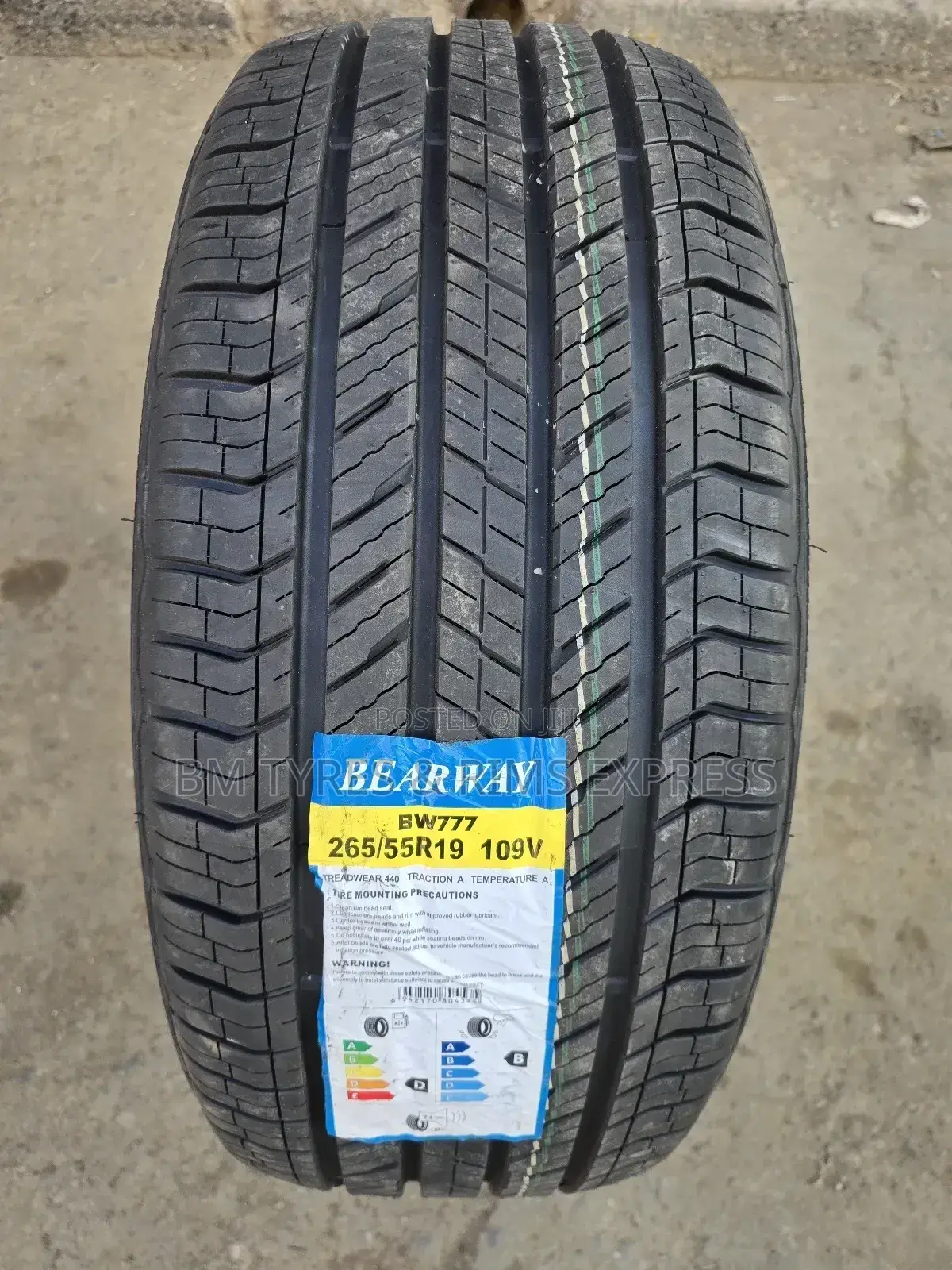 265 /55 R19 Bearway Tyres (New Technology)
