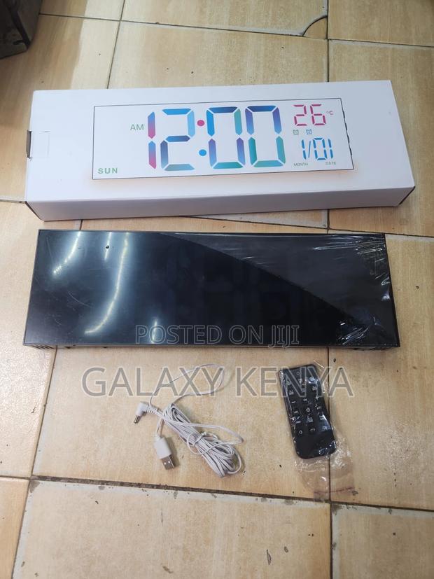 16 Inches Led Digital Clock With Multi-Colours Remote Controlled - thumbnail 4