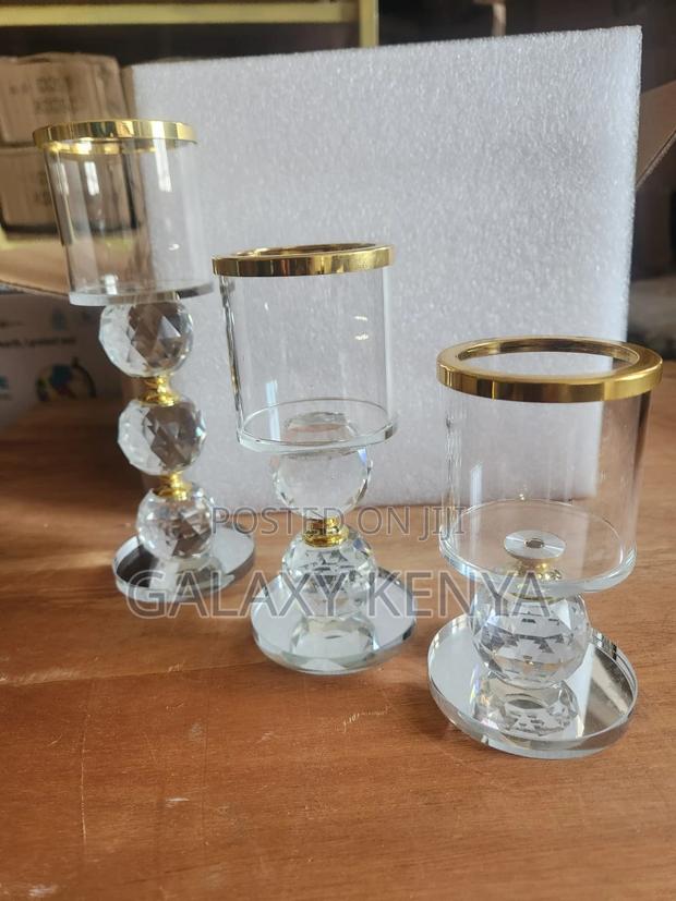 Crystal Glass Candle Set - thumbnail 2