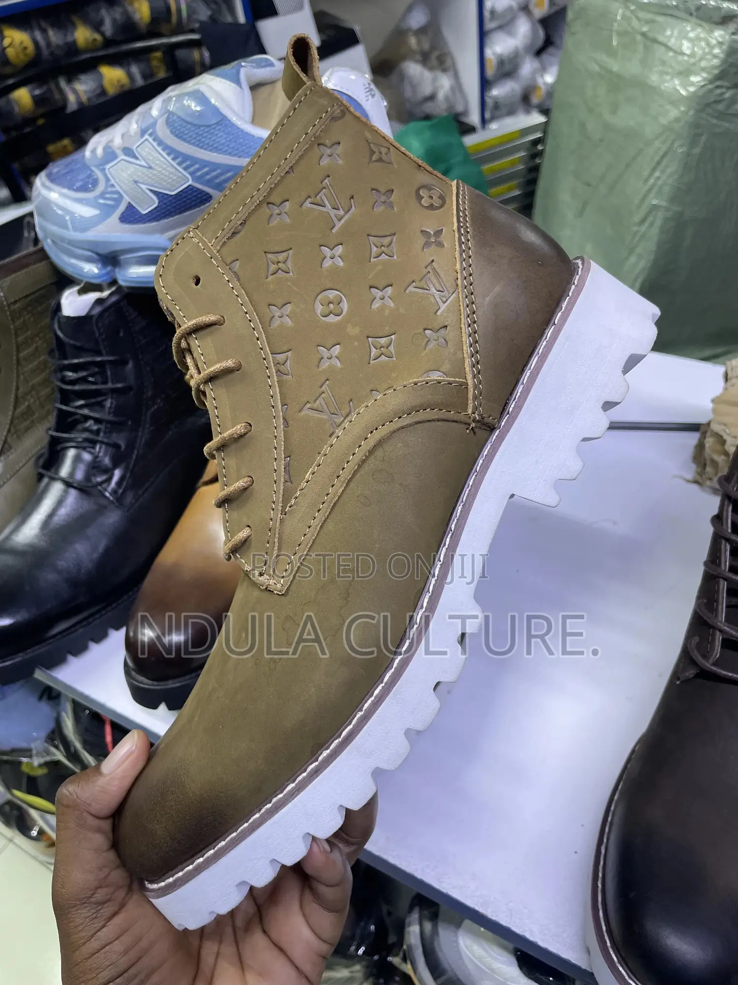 Timberland//Louis Vuitton High Cut Boots