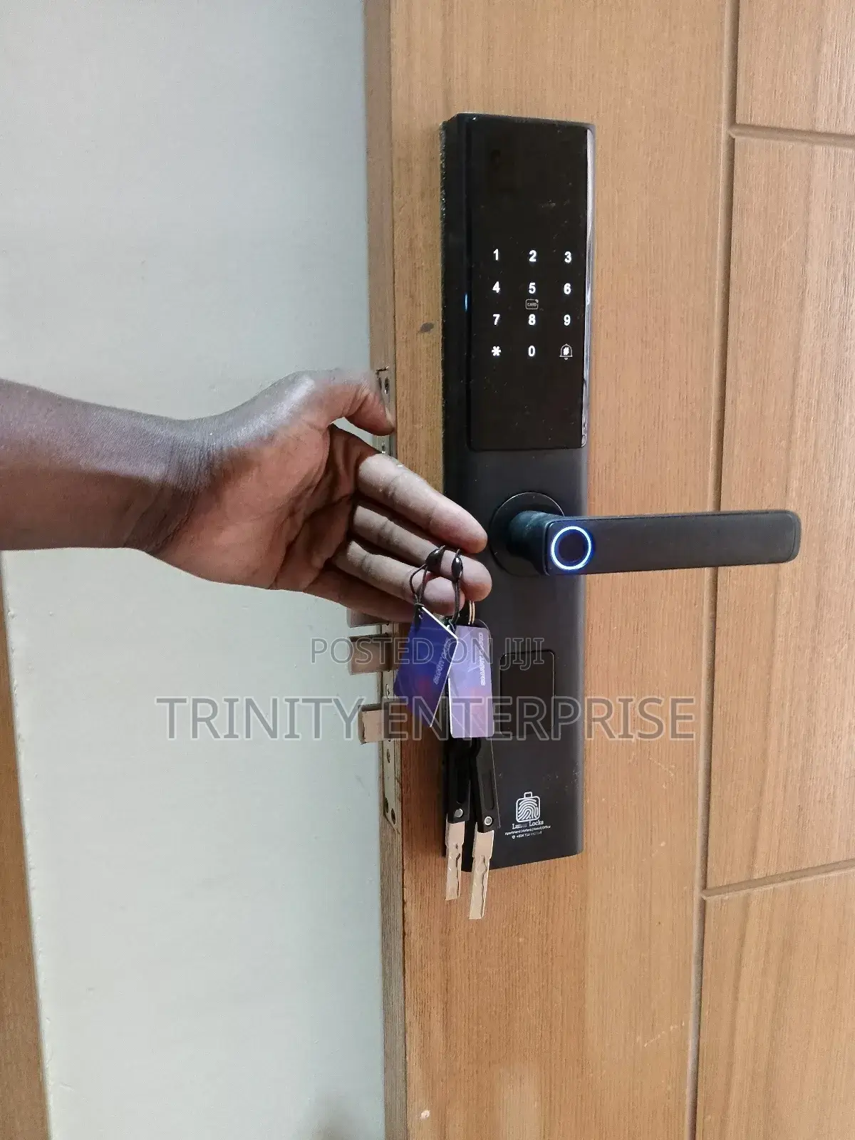 Smart Lock Tuya Wifi App Fingerprint Cerradura Inteligente Handle