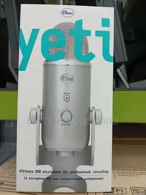 Blue Yeti Professional Multi Pattern Usb Condenser Microphone Sliver