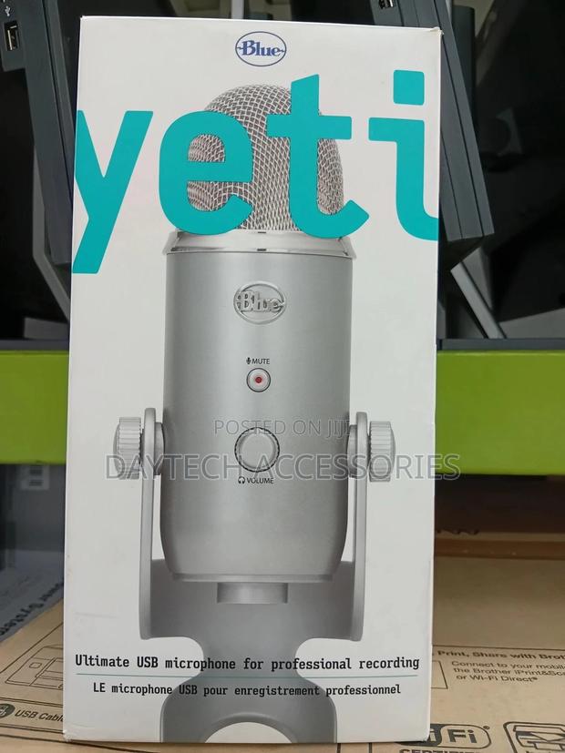 Blue Yeti Professional Multi Pattern Usb Condenser Microphone Sliver - thumbnail 2