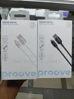 The Is a Proove Dense Metal Usb to Lightning Cable 1m