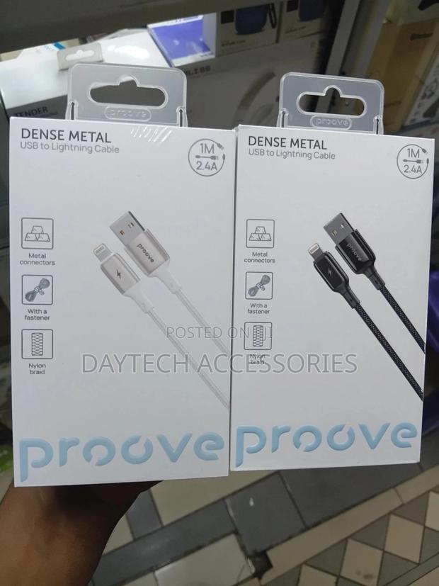 The Is a Proove Dense Metal Usb to Lightning Cable 1m - thumbnail 3