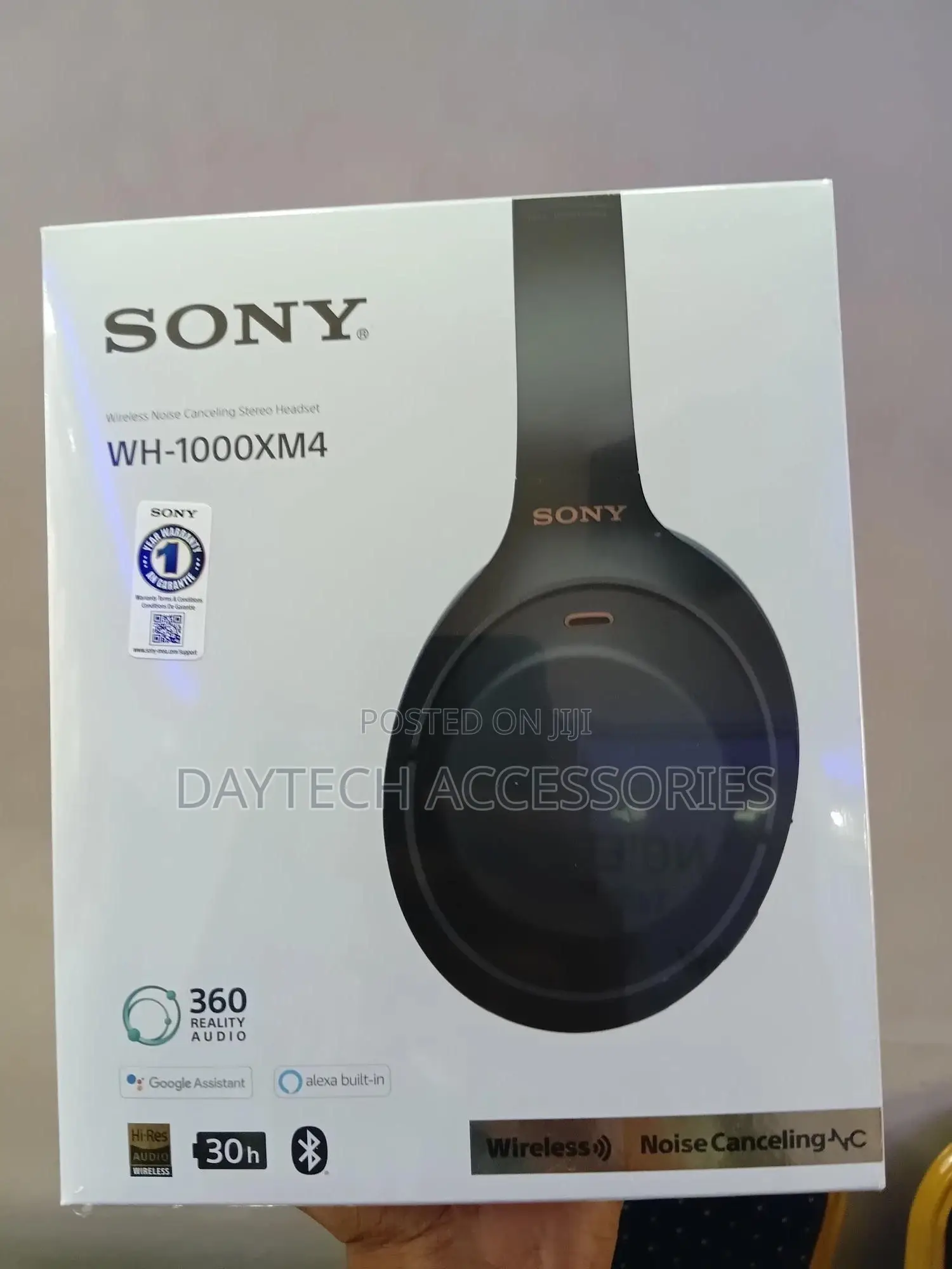 The Sony Wh-100xm4 Wireless Noise Canceling Stereo Headset.