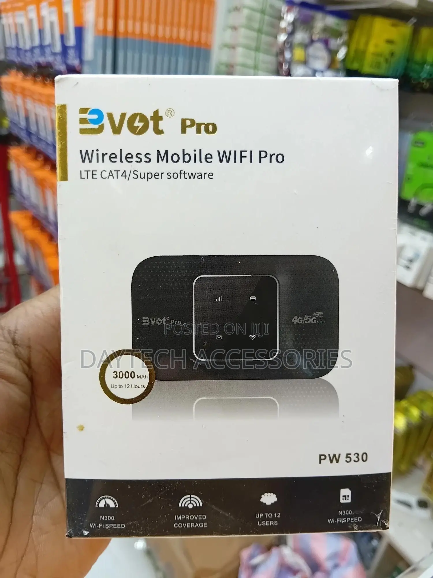 Bvot Pro Pw-530 Pw530pro Mobile Wi-Fi Router