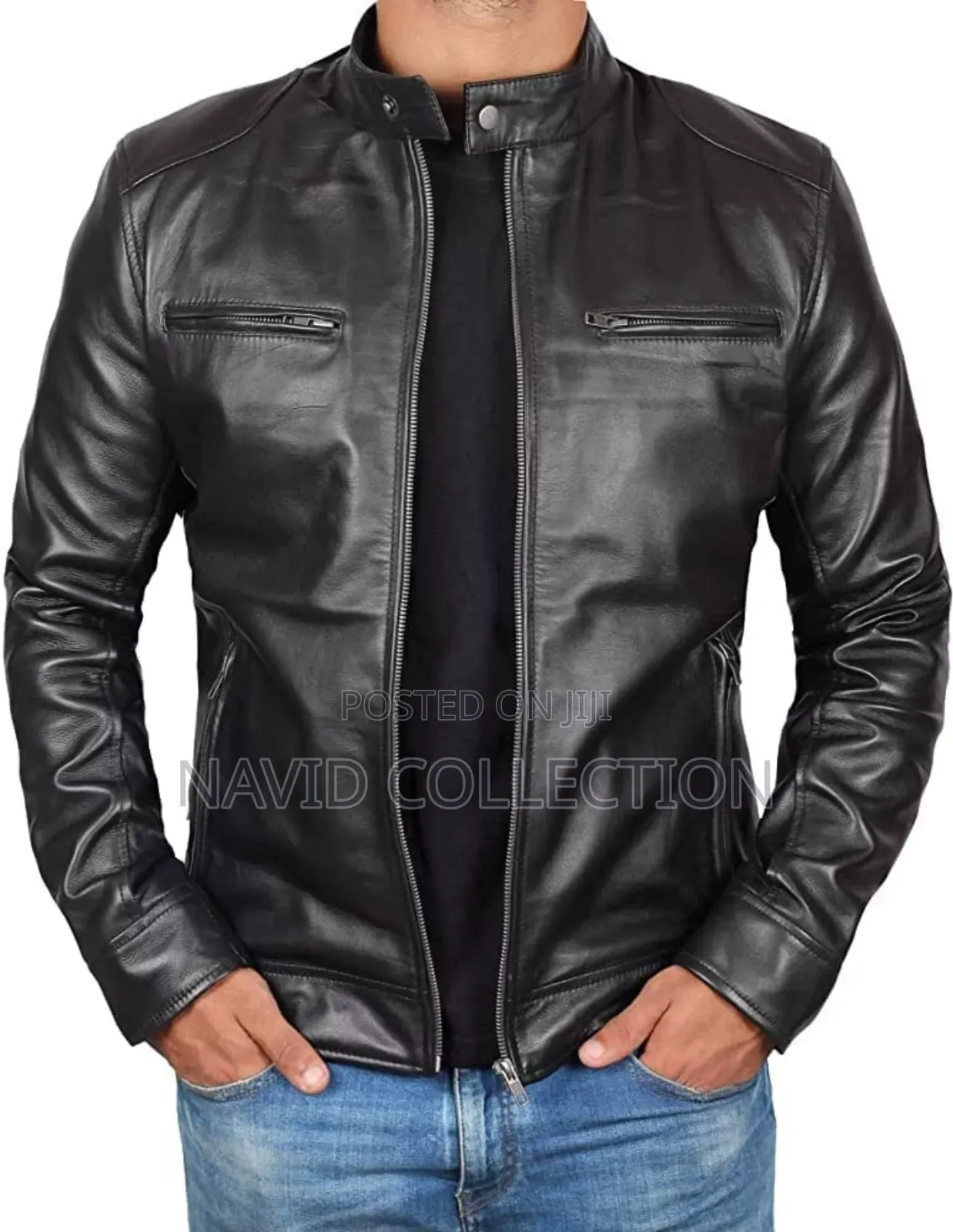 Chinese Color Men Leather