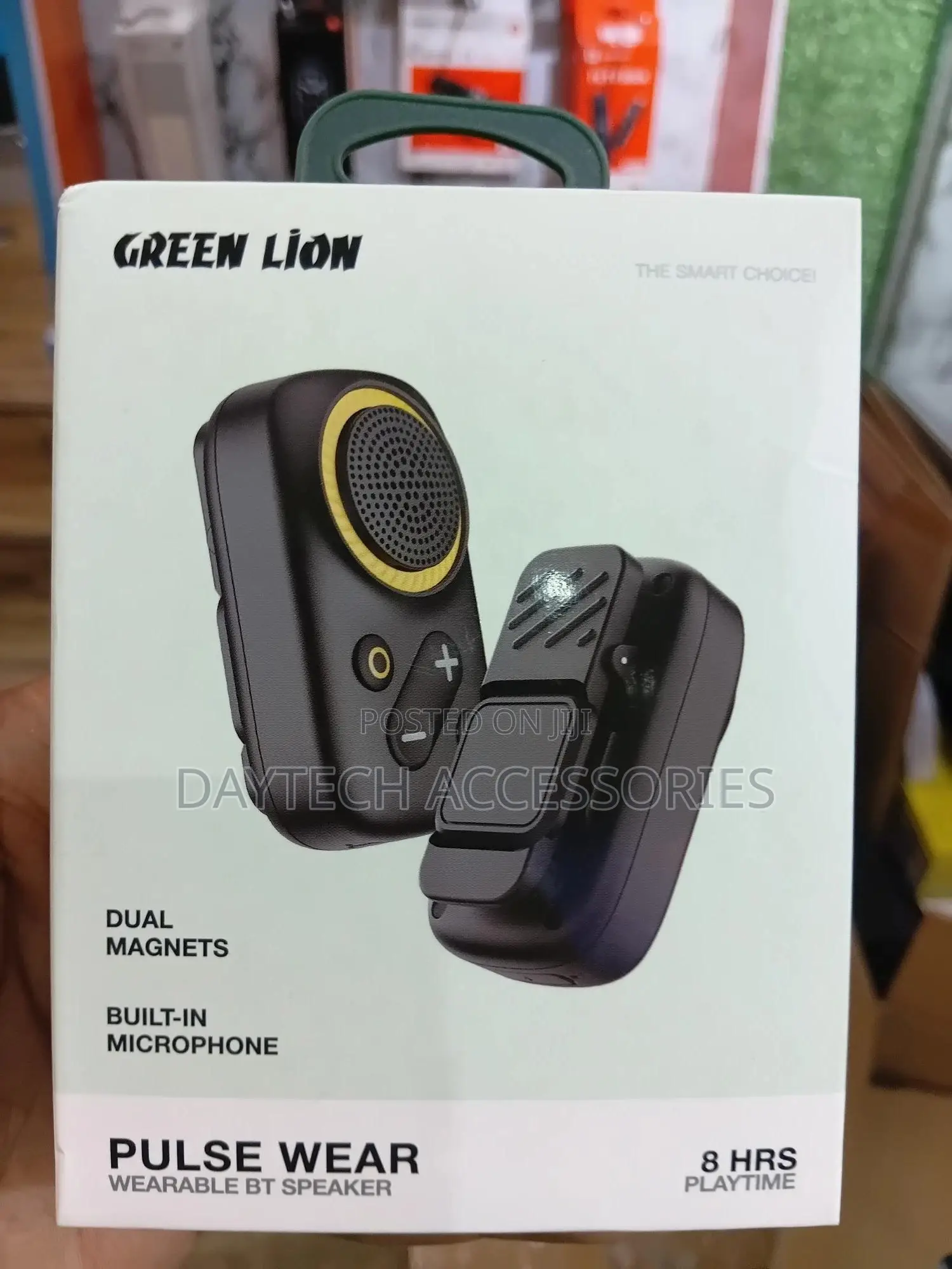 Green Lion Pulse Wear Wearable Bluetooth Speaker Ipx5 Water-Resistant
