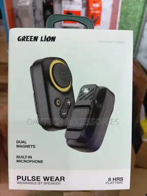 Green Lion Pulse Wear Wearable Bluetooth Speaker Ipx5 Water-Resistant