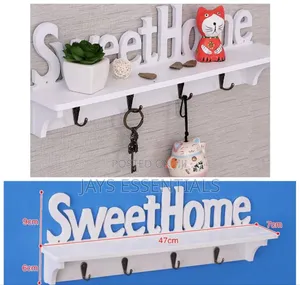 Sweet Home Wooden Key Holder