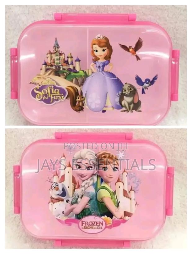 Partitioned Cartoon Lunch Snack Box - main view