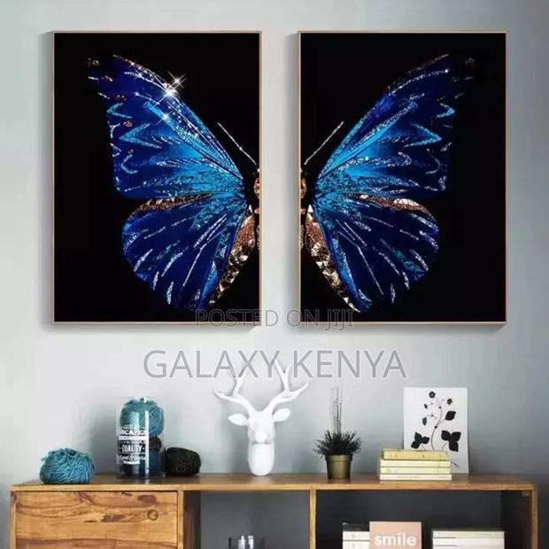 2pcs Butterfly Wing Wall Art - main view