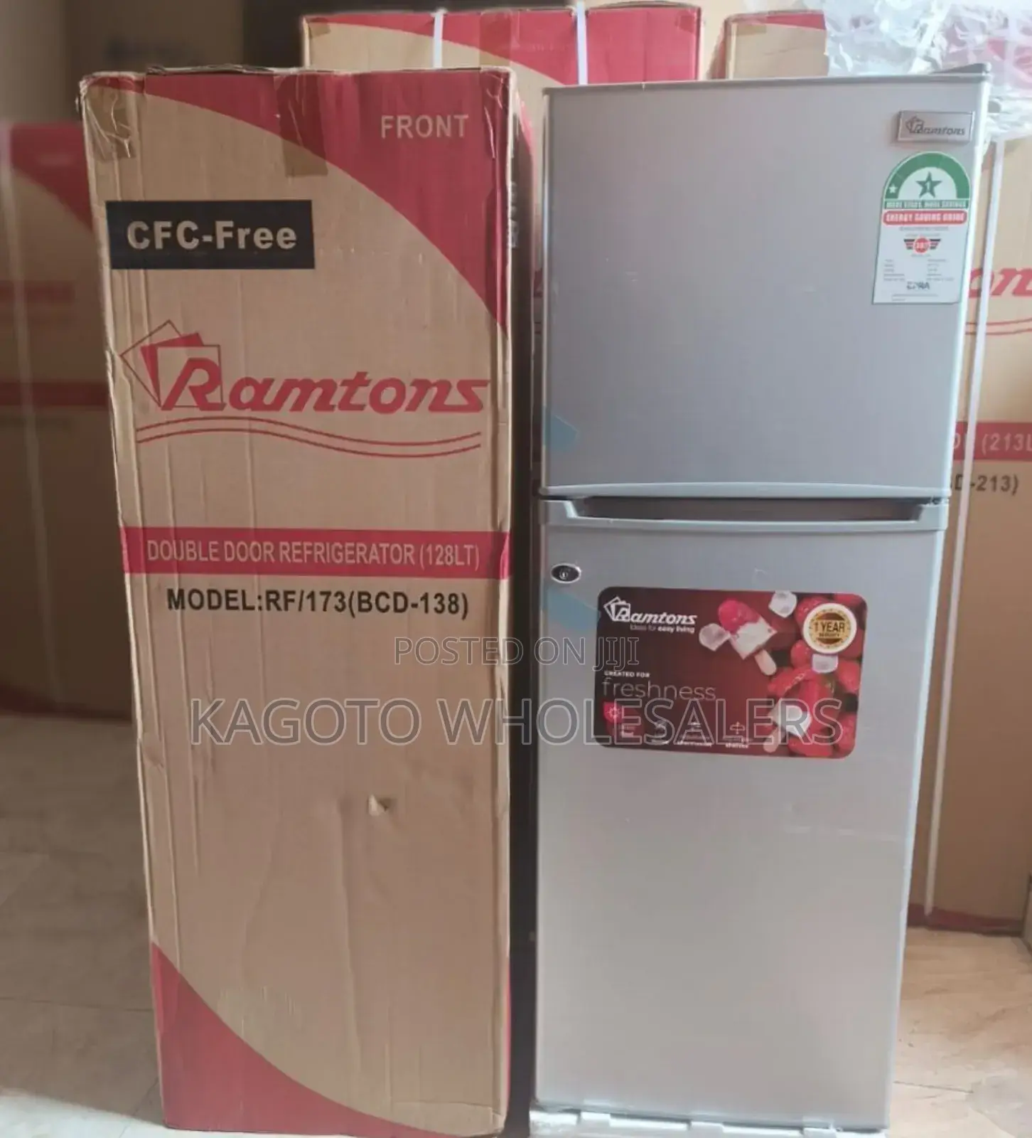 213litres Fridge Double Door