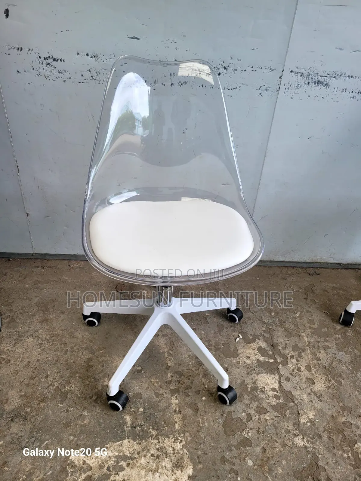 Clear Swivel Task Chair