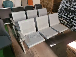 3-seater Metal Waiting Bench