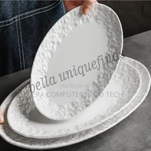 Porcelain Oval Platters 10inch 350/- 12inch 700/-