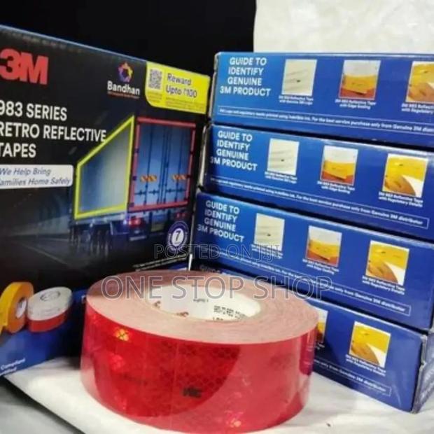 Original 3m Red Reflective Adhesive Tape 50m Roll - main view