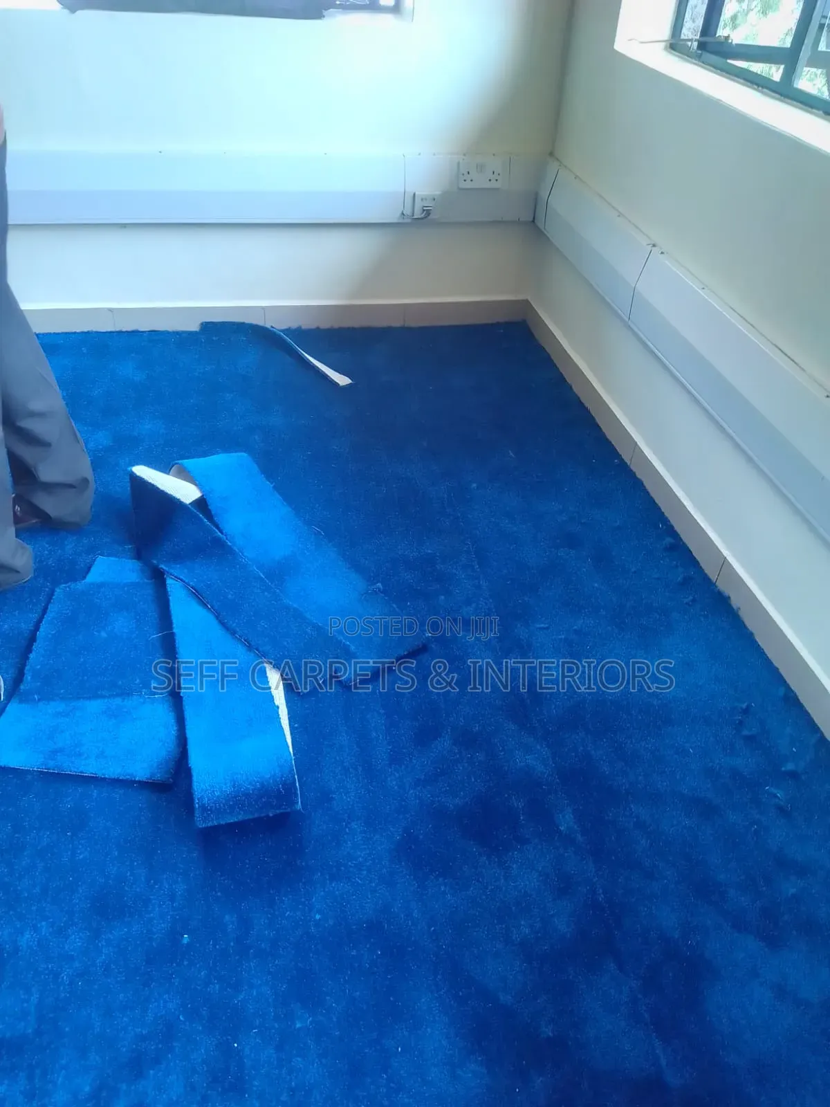 Blue 8mm Carpets for Office Floors