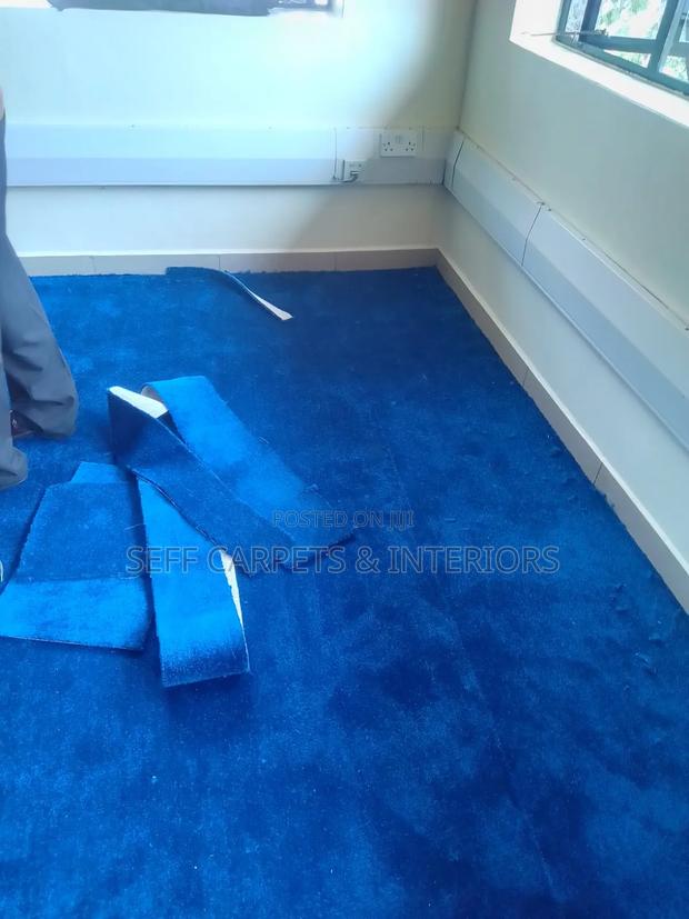 Blue 8mm Carpets for Office Floors