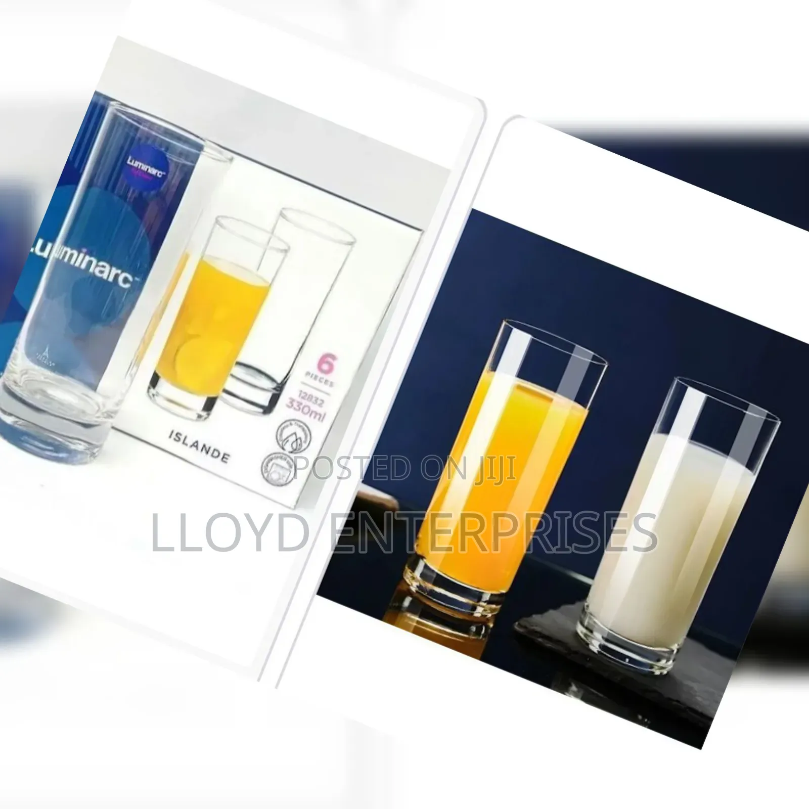 6pcs Luminarc Islande Quality Glasses