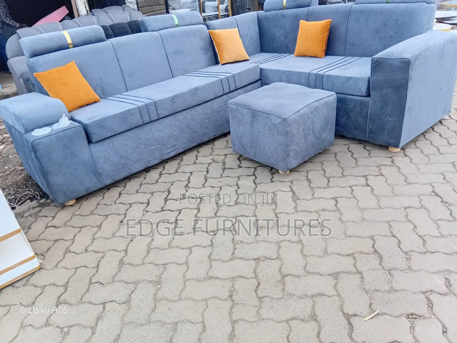 Light Grey Corner Seat for Sale