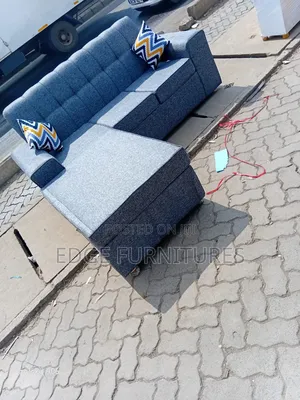 Quality Grey L Shaped Sofa Set for Sale