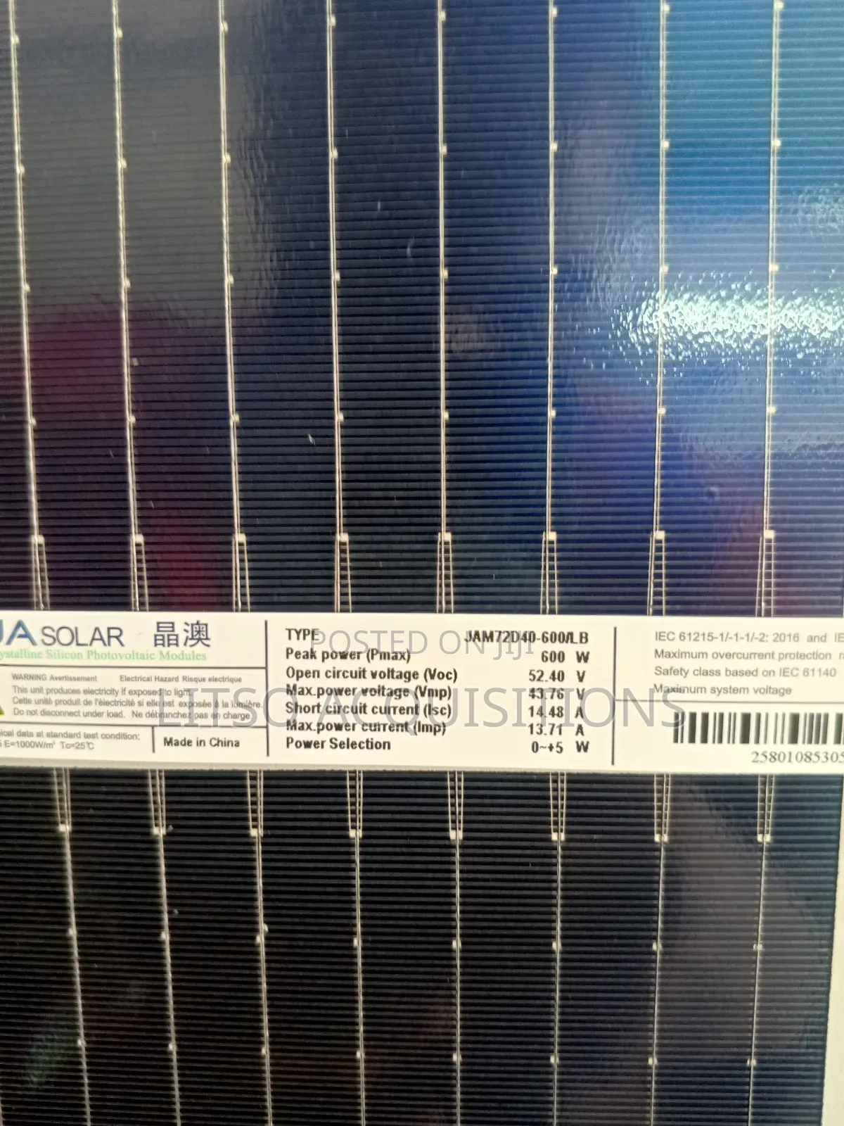 620w Bifacial Solar Panel- High Efficiency Power Generation