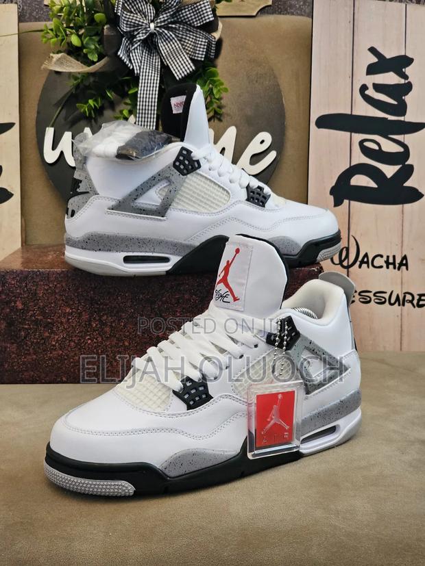 Jordan 4 Retro Og "White Cement".Grey - thumbnail 3