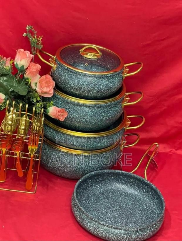 * 9pcs Granite Coating Kitchen Cookware Set* * 9pcs Includes:* I - thumbnail 3