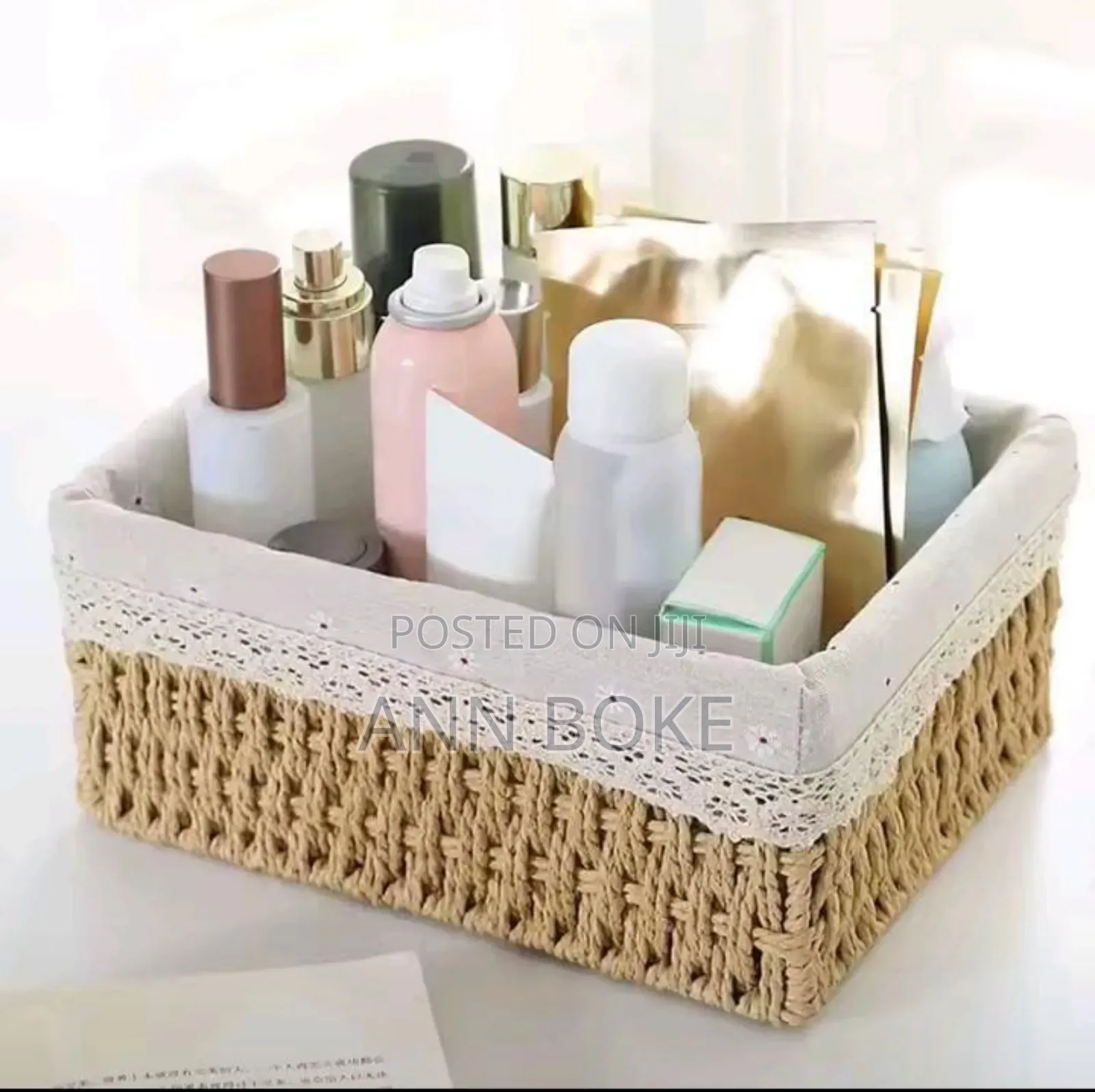 *3 in 1 Hand Woovenrattan Storage Baskets Nowavailable Set of 3 Pcs*