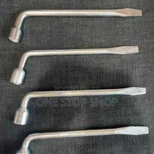 L Handle With Attached Different Sizes Socket Wrench - thumbnail 2