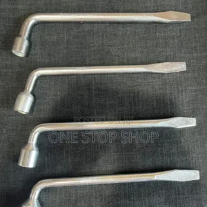 L Handle With Attached Different Sizes Socket Wrench