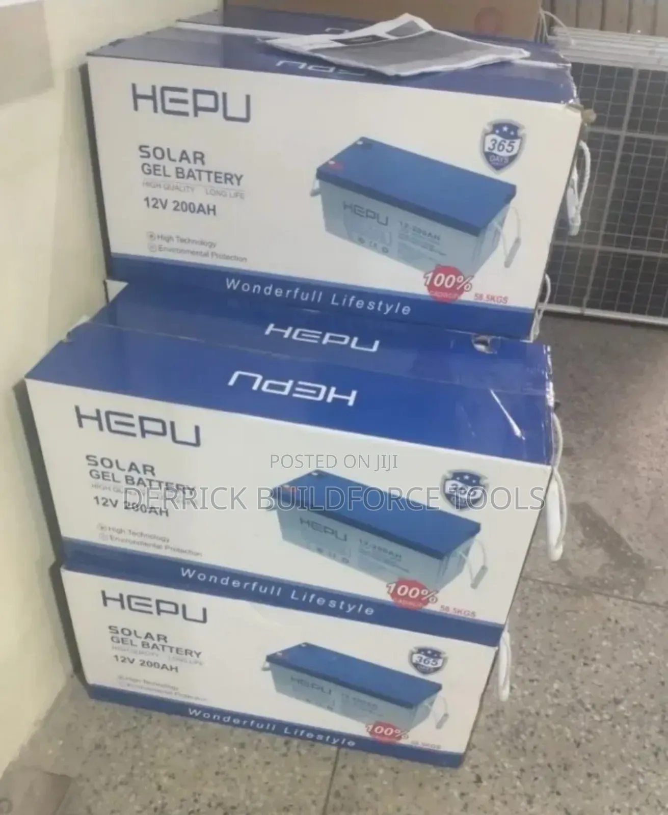 Hepu 12v 200ah Deep Cycle Solar Battery