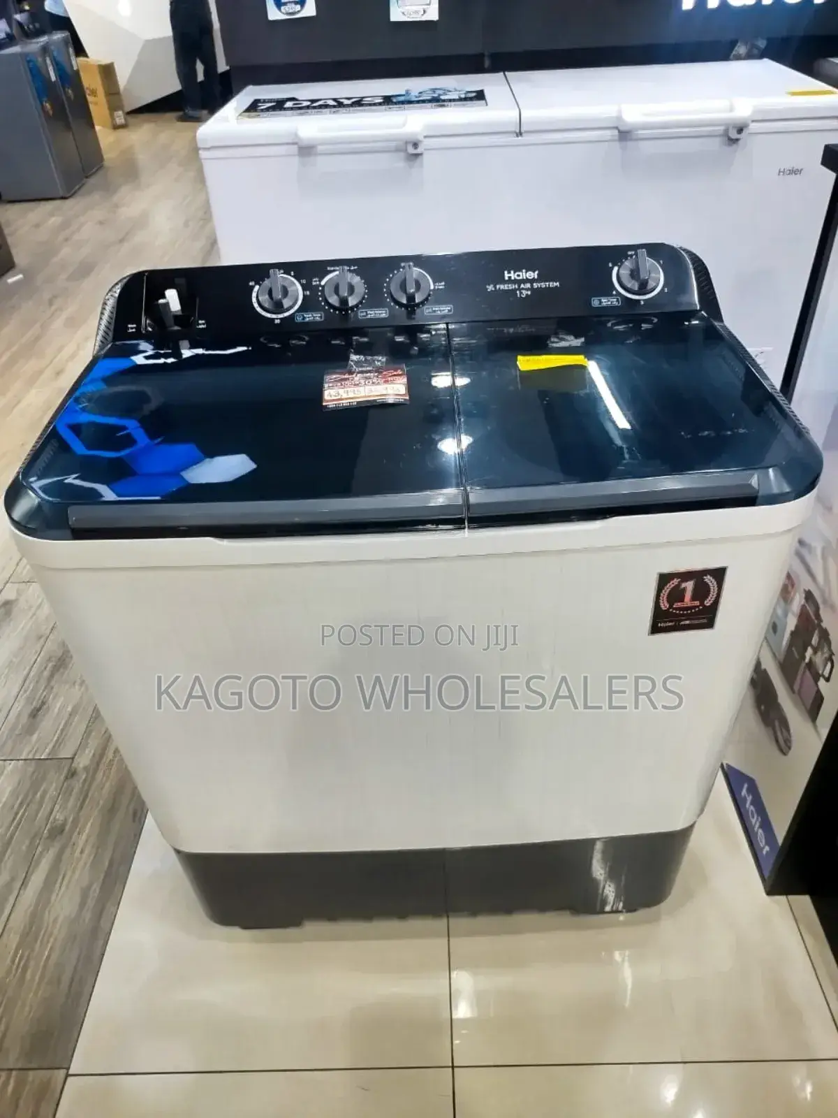 Haier 10kgs  Twin Tub Semi Automatic Washing Machine