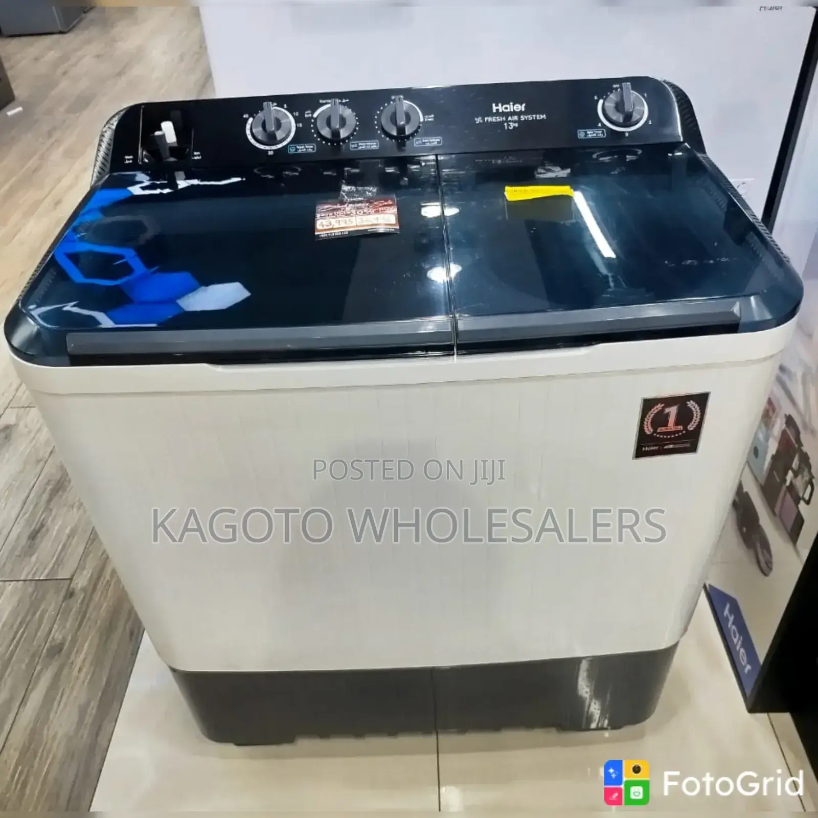 Haier 13kgs  Twin Tub Semi Automatic Washing Machine