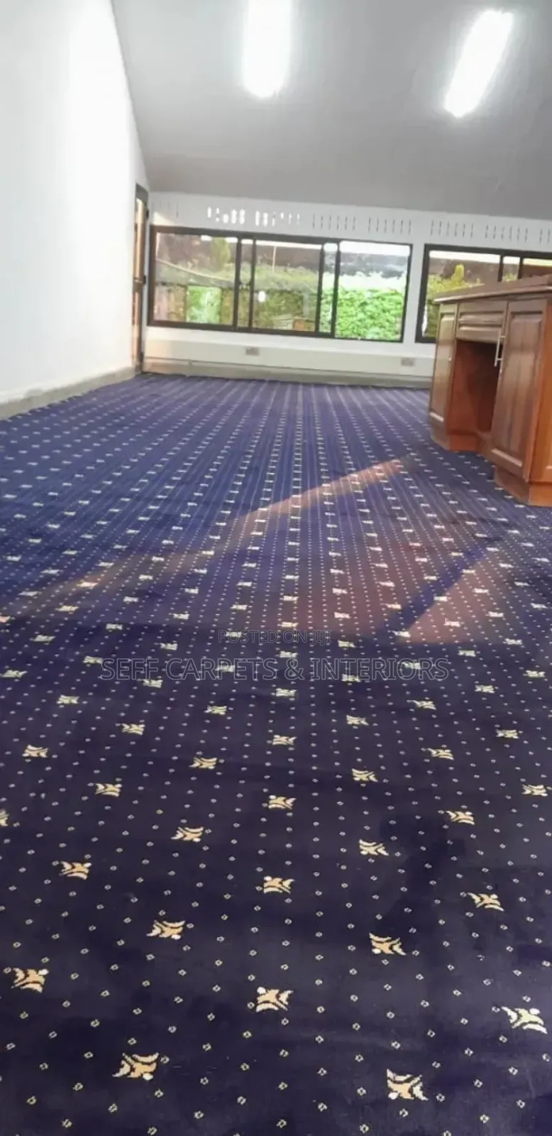 Blue Flowered Carpets