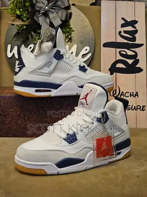 Air Jordan 4 Unisex Quality Sneakers.