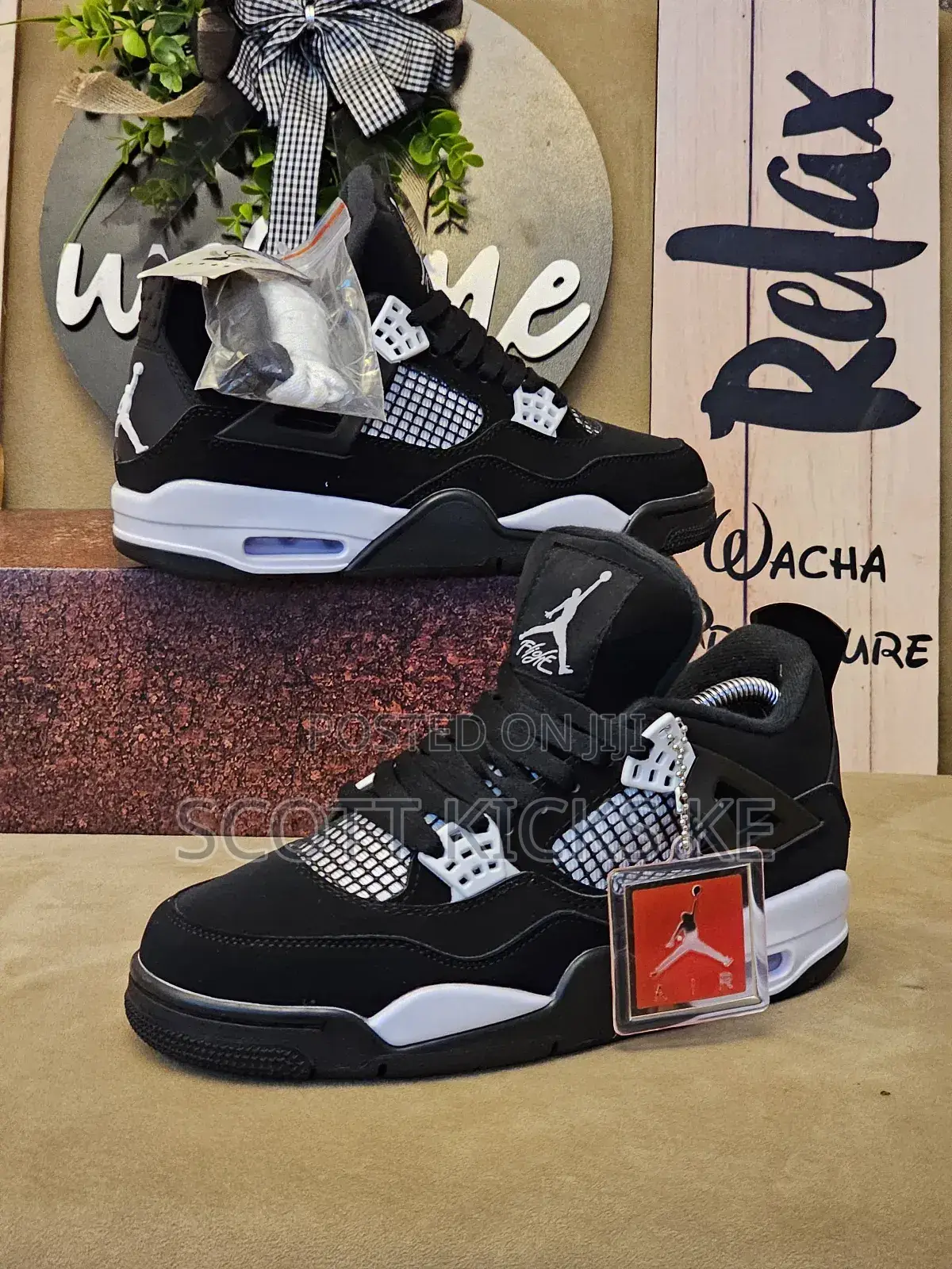 Air Jordan 4 Unisex Quality Sneakers.